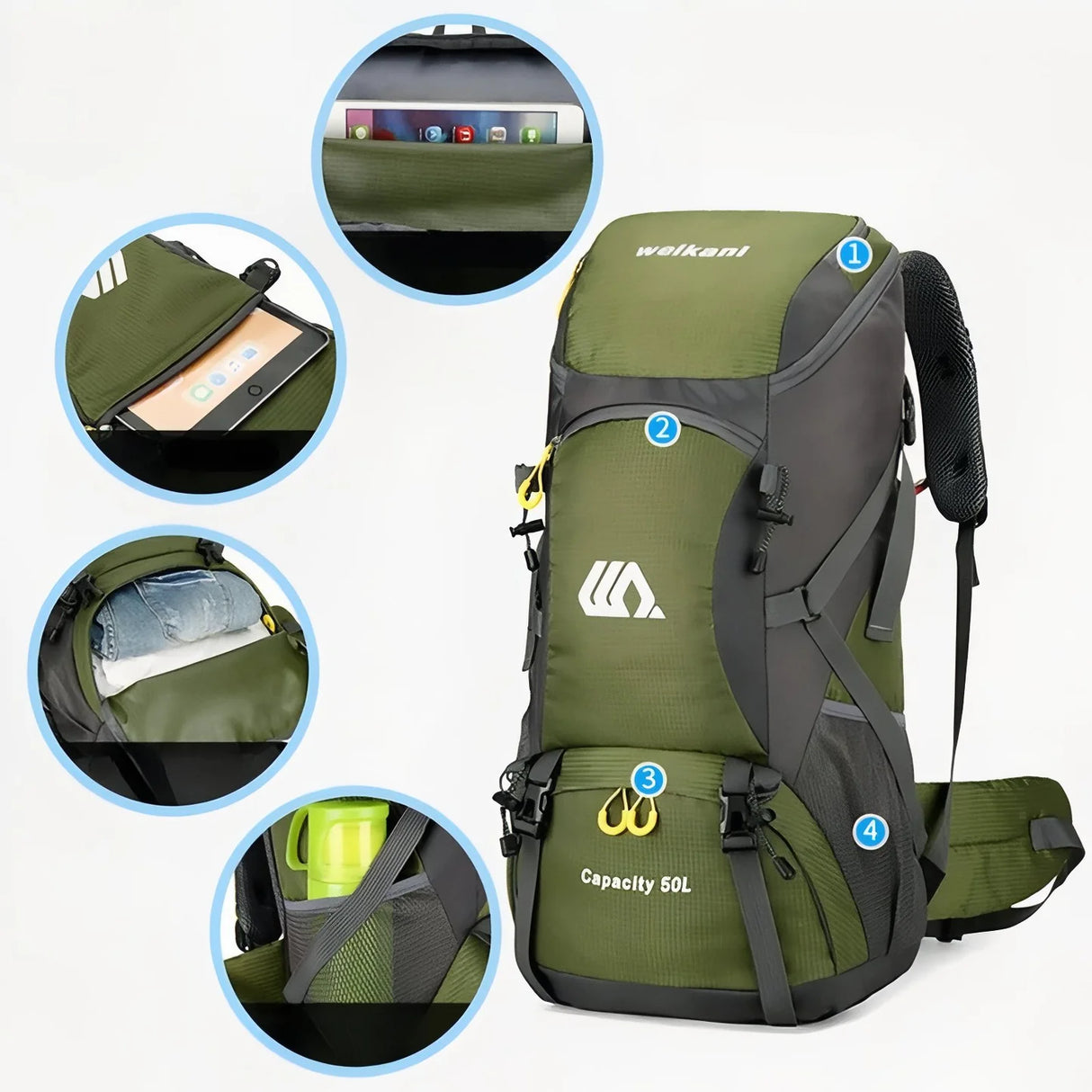 Sac à dos Randonnée 50L | Trekking - Outdoor